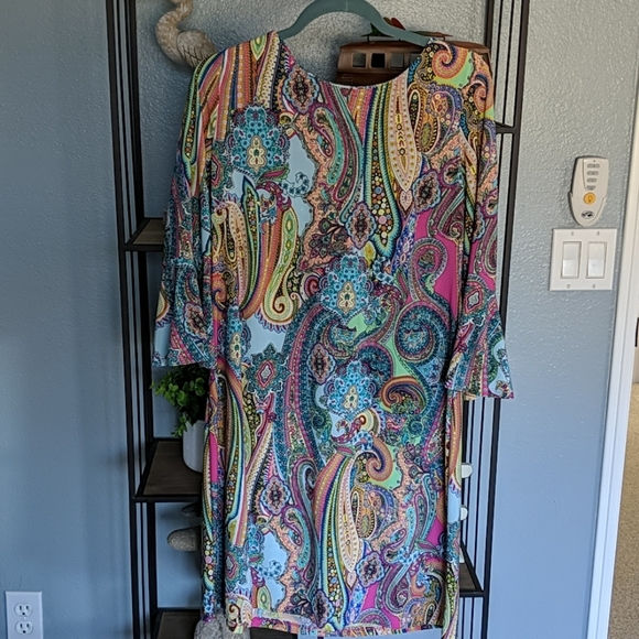 tommy hilfiger paisley dress